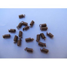 Spiral Leather Crimp Copper